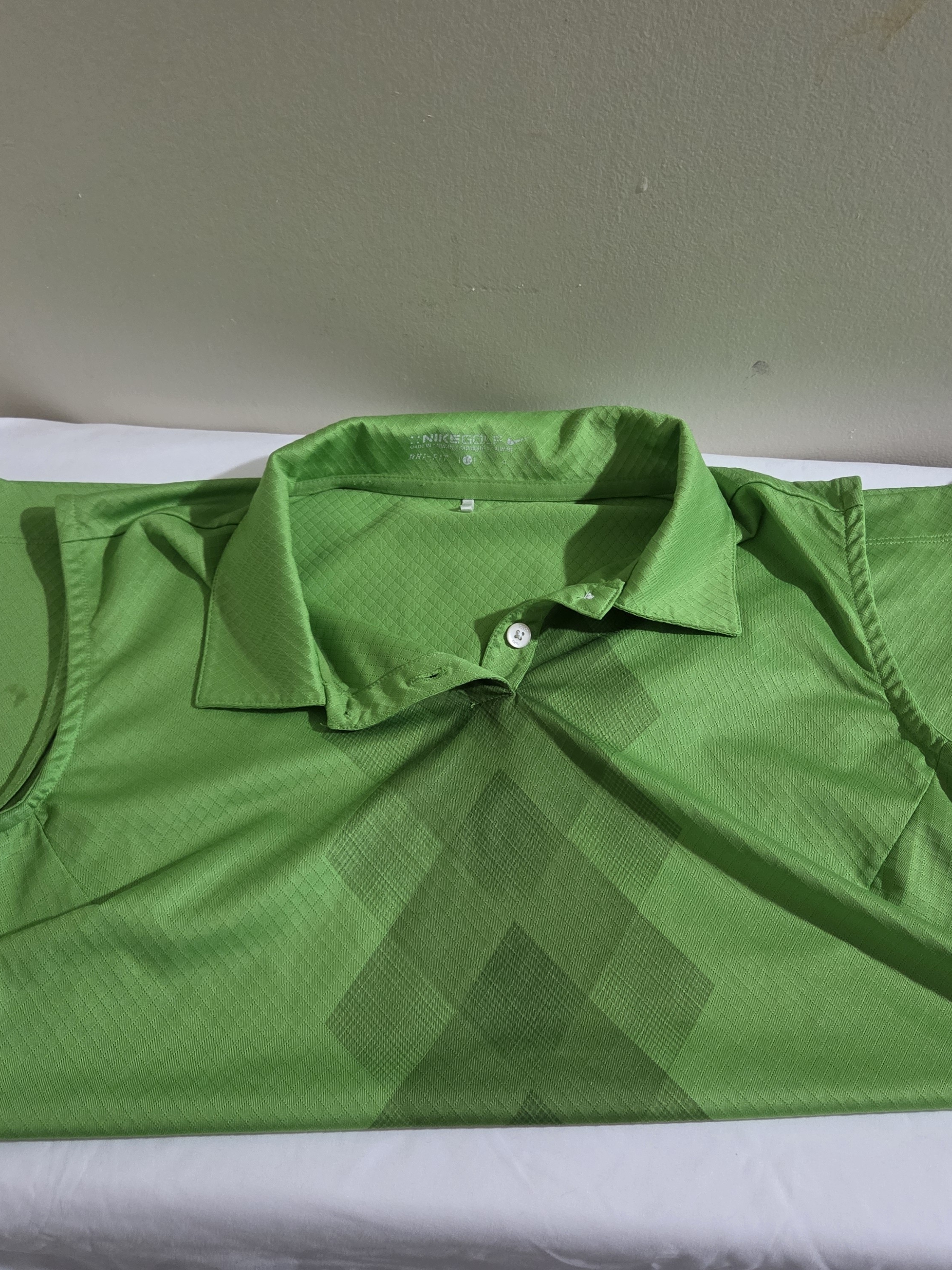 Womens Sleeveless Green Polo Golf Shirt By Nike